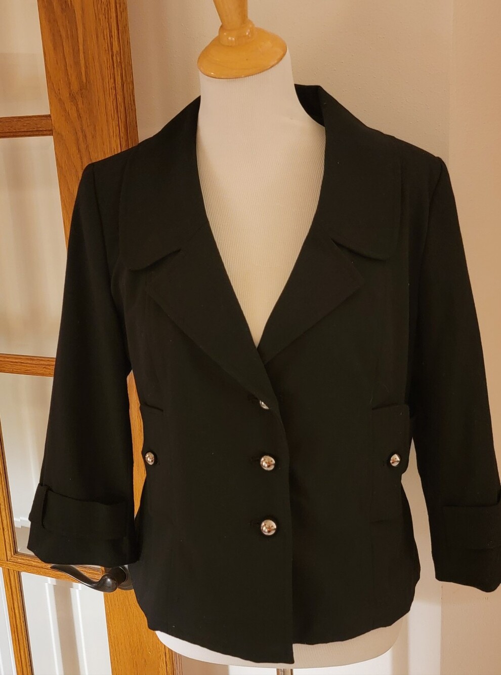 Women's Classic Black Blazer - 10